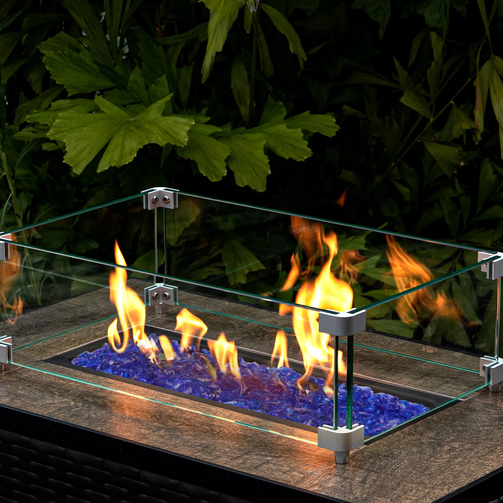 Glass for Gas Firetable