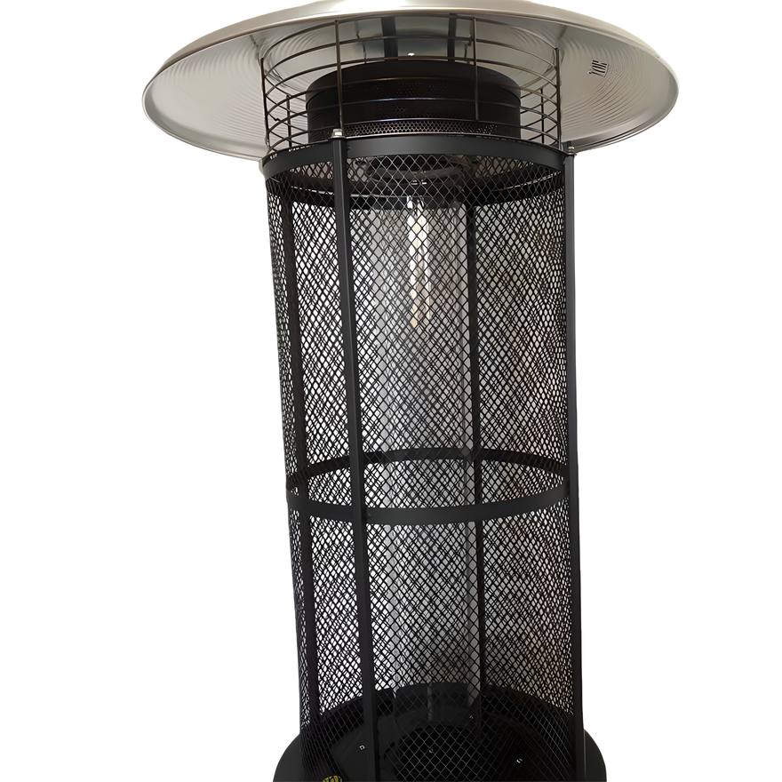 Black Diamond Grille Glass Tube Heater（Custom container）