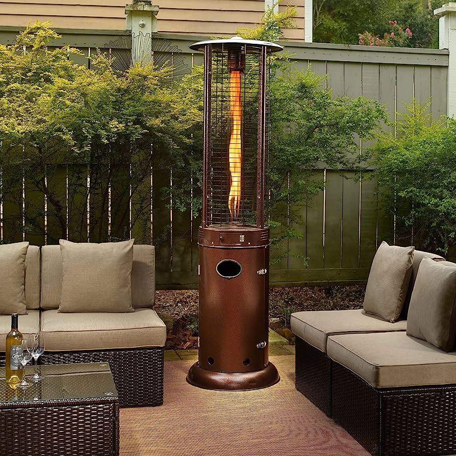 Outdoor gas heater can be used in the scene