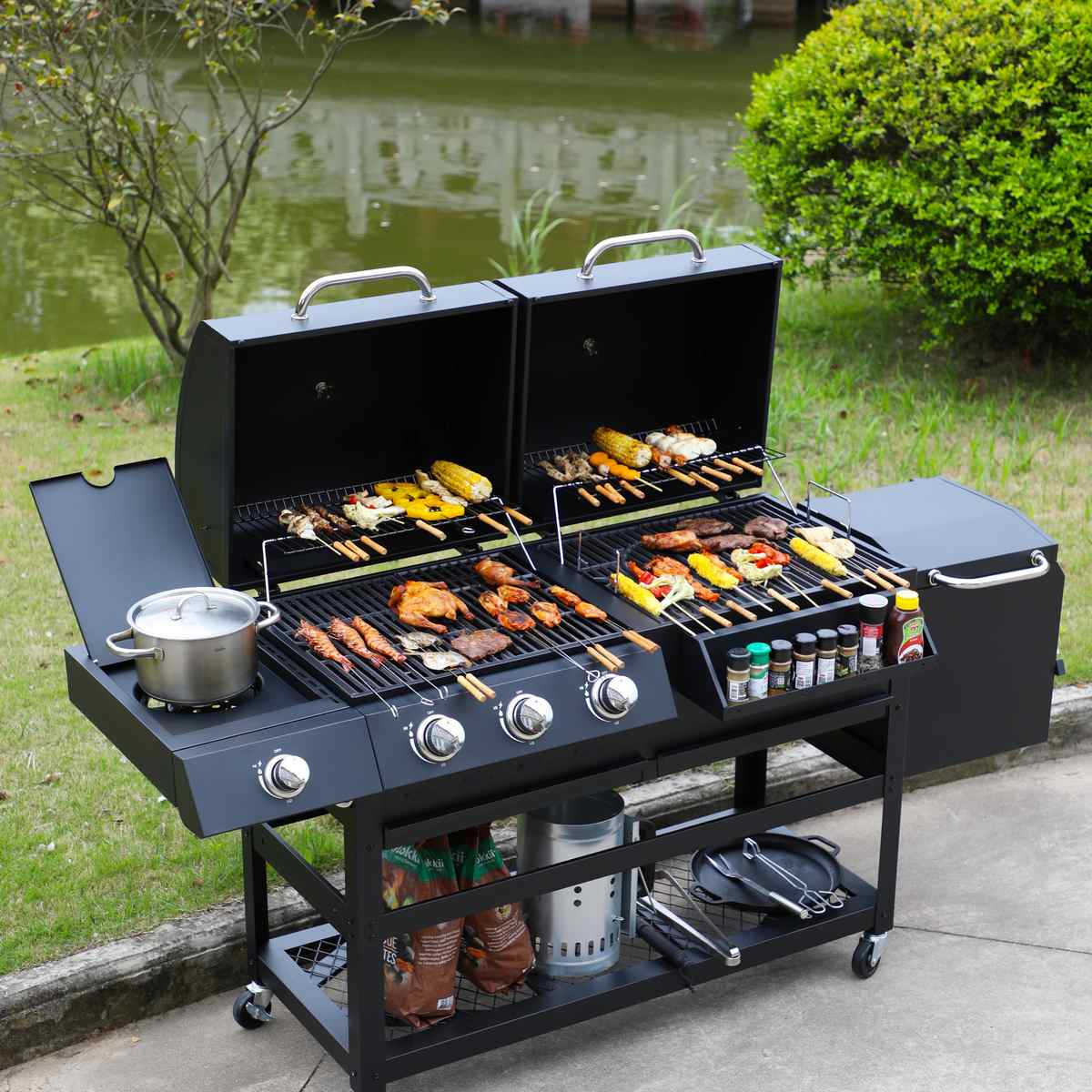 Gas and Charcoal Combo Grills: The Best of Both Worlds