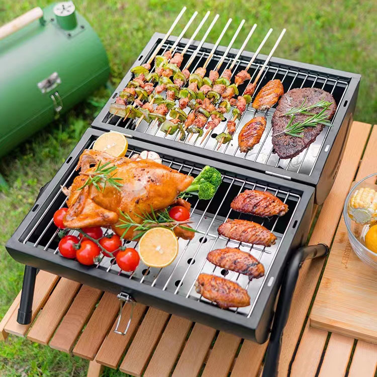 Durable Folding Barbecue Grill 