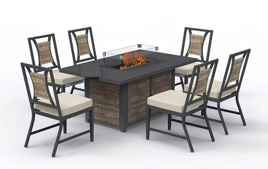 Glass Gas Firetable A