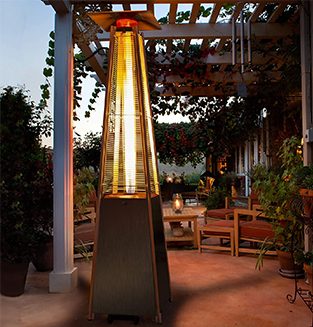 Patio Pyramid Gas Heaters