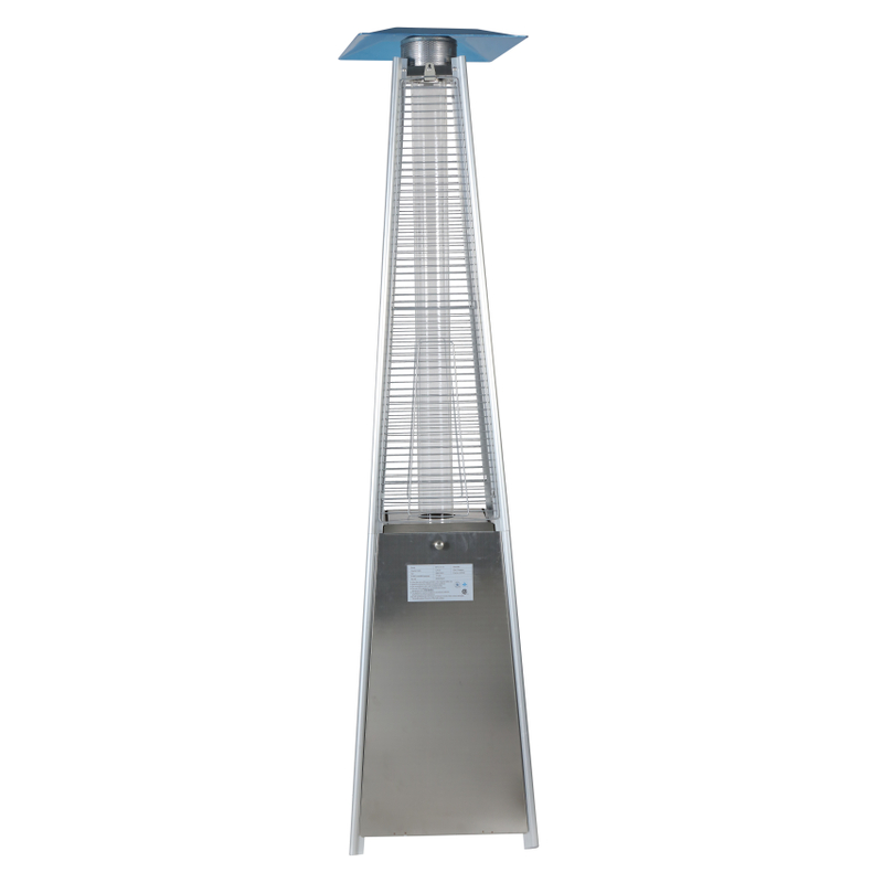 Stainless Steel Pyramid Glass Tube Patio Heater