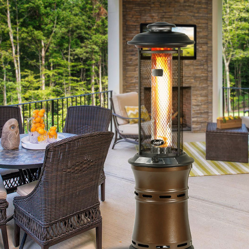 Commercial Standing Portable round Propane Gas Patio Heater for Garden Use