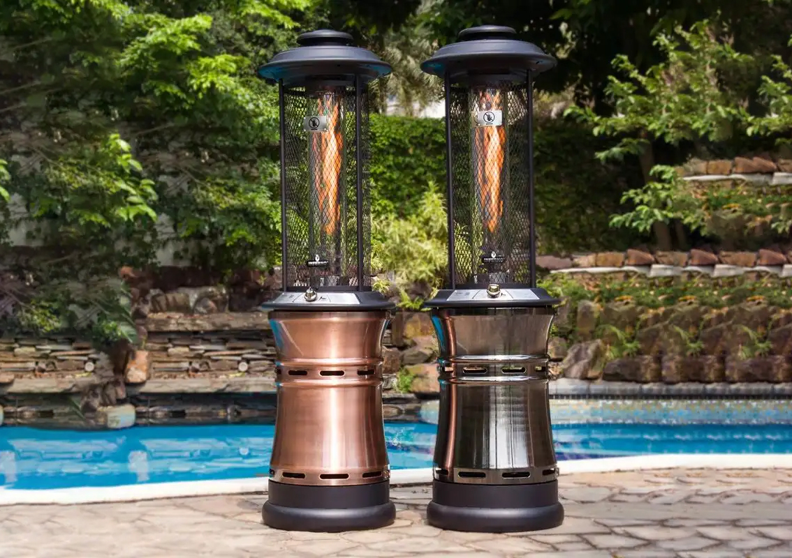 fire sense spiral flame patio heater