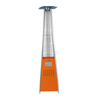 Pyramid Glass Tube Patio Heater orange