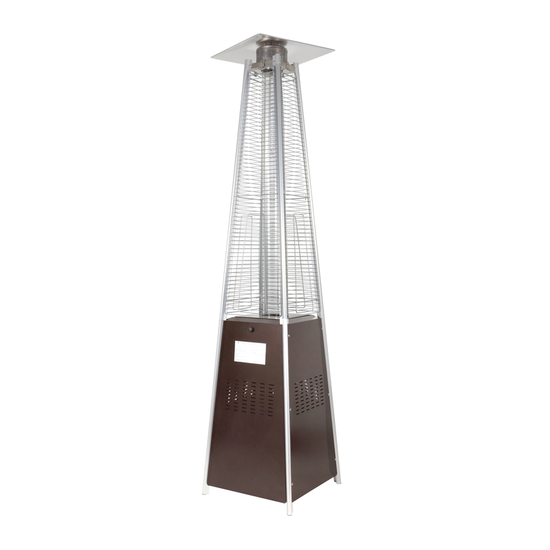 Pyramid Patio Gas Heater Brown